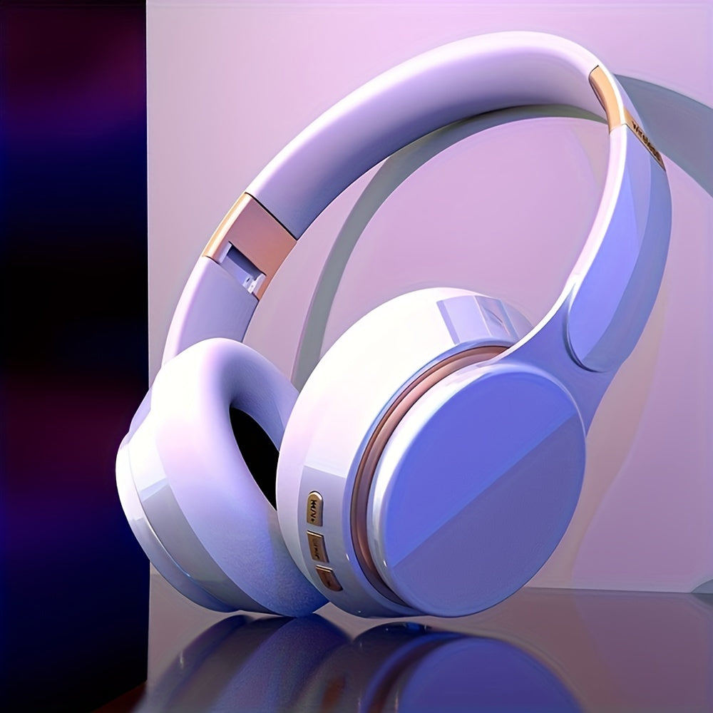 07S Trådløst Gaming Headset – Surroundlyd, Sammenleggbart Design og Kraftig Batteri