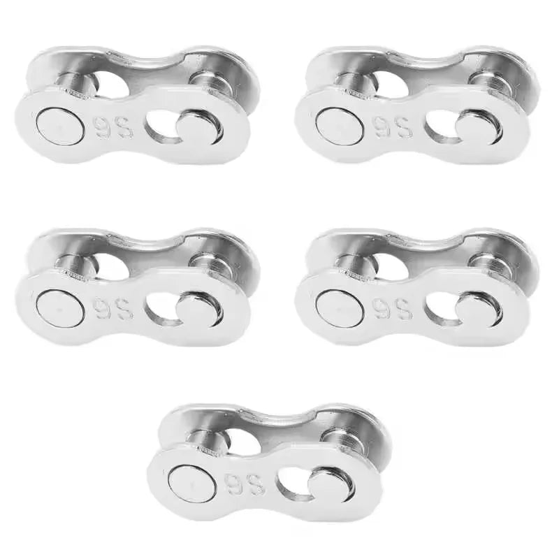 5 Par Kjedelås / Hurtigkobling – 1–12 Gir | Sykkelkjede Connector for Landevei & MTB