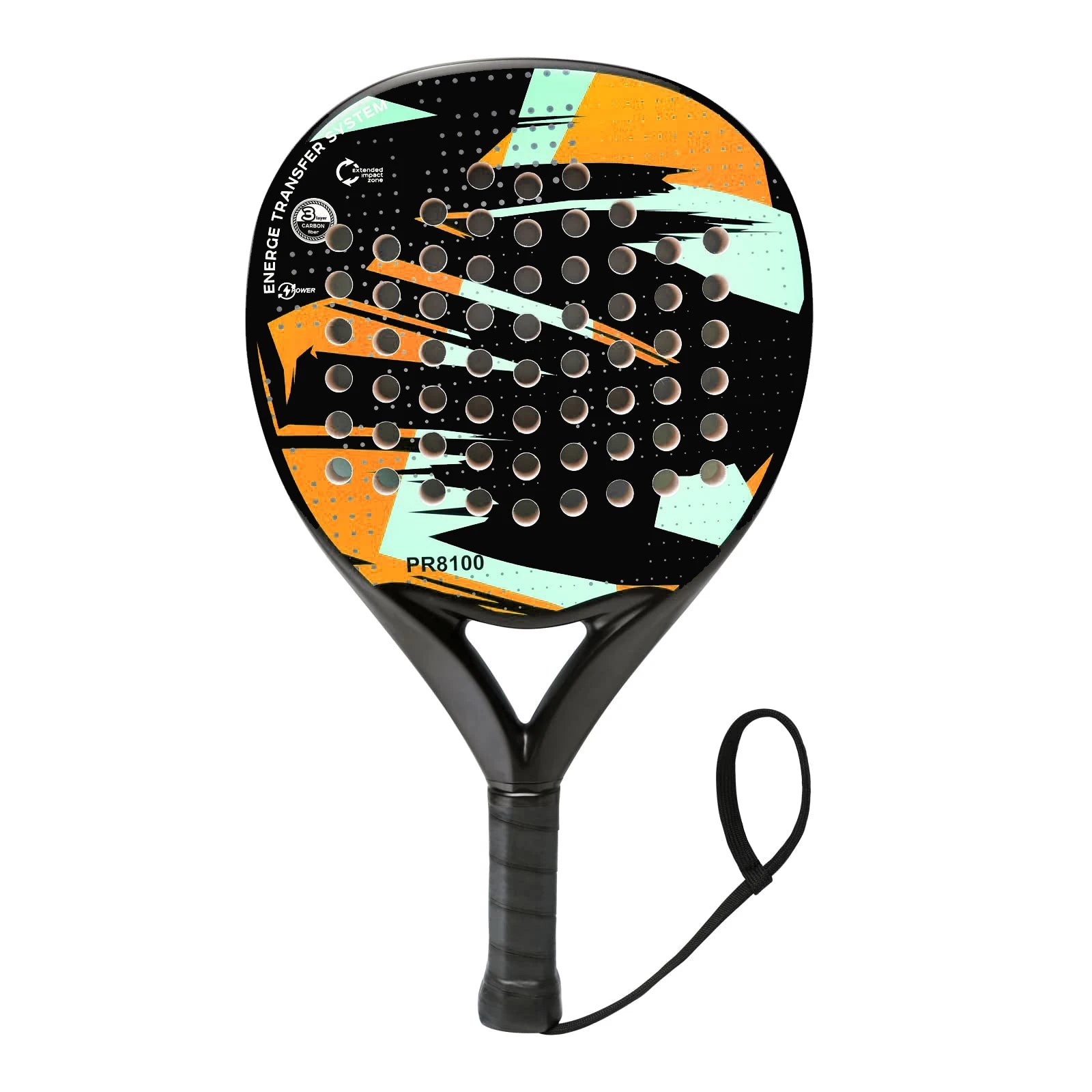 Padelracket med Karbonfiber og EVA Memory Flex – Lett og Responsiv