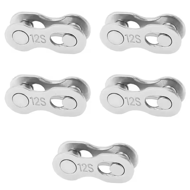 5 Par Kjedelås / Hurtigkobling – 1–12 Gir | Sykkelkjede Connector for Landevei & MTB