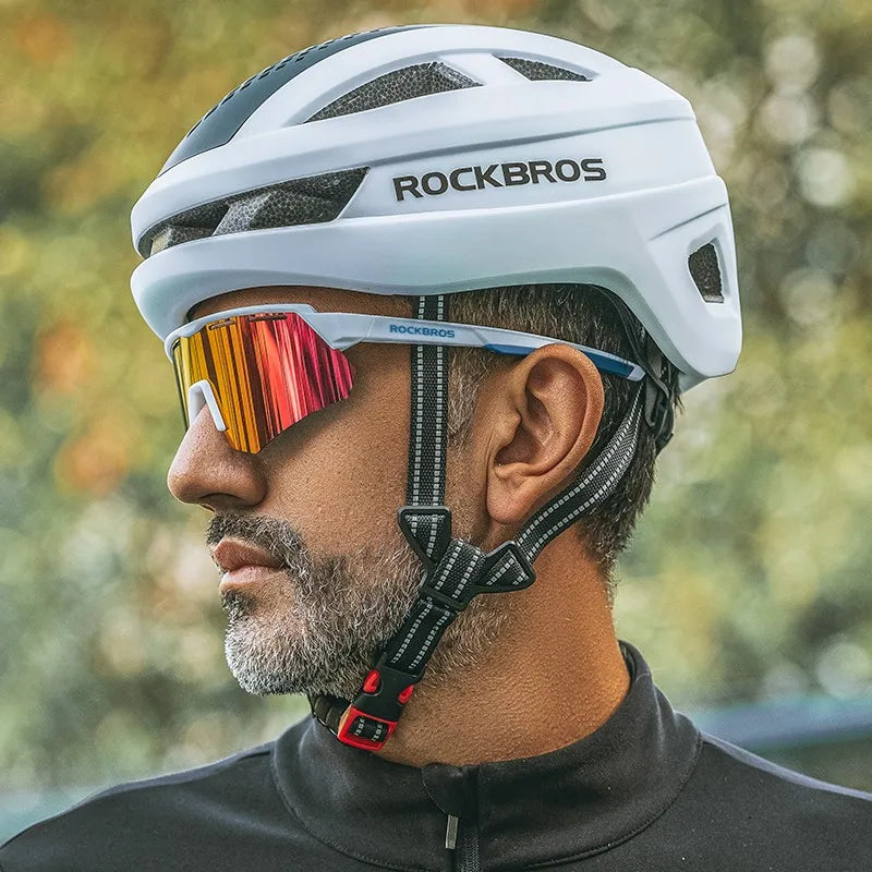 ROCKBROS Lett Sykkelhjelm – Komfort, beskyttelse og smart design