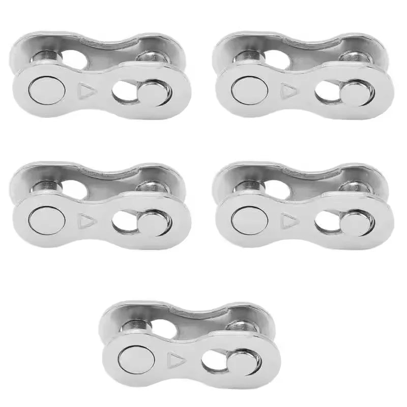 5 Par Kjedelås / Hurtigkobling – 1–12 Gir | Sykkelkjede Connector for Landevei & MTB