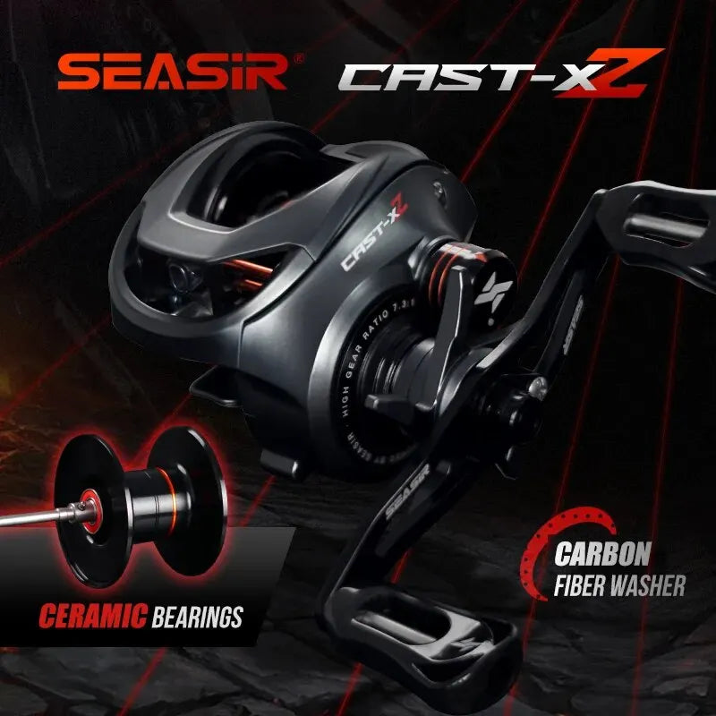SEASIR Cast X2 Baitcasting Snelle – Kraft, presisjon og kontroll i en pakke