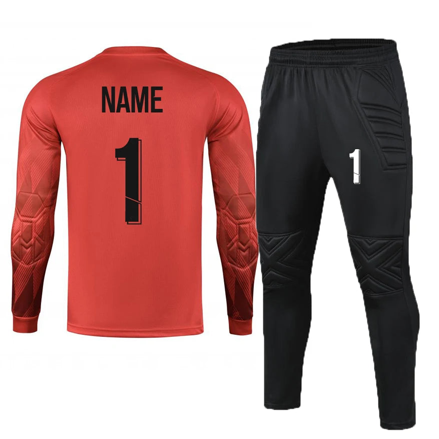 Tilpasset Keeperdrakt – Langermet Fotballsett for Menn og Barn