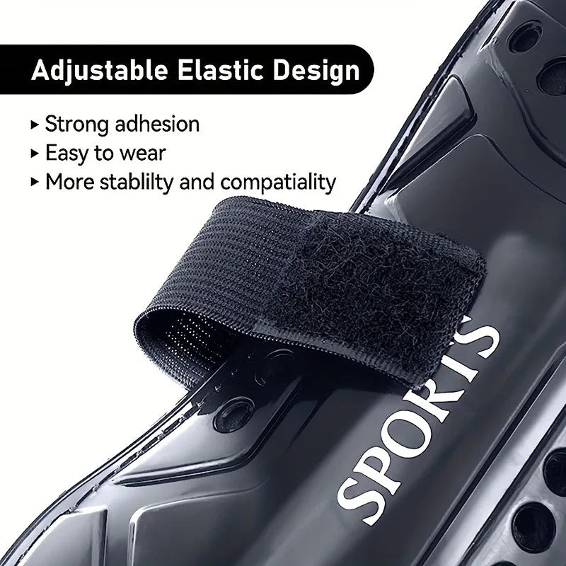1 Par Fotball Leggbeskyttere med Støtabsorberende Leg Sleeves – Barn og Ungdom