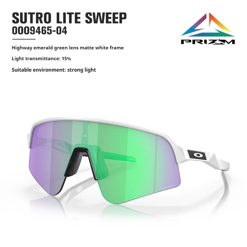 Oakley Sutro Cycling Sunglasses, New Bicycle Sports Sunglasses for Men and Women, Model 9465