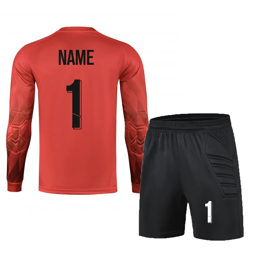 Tilpasset Keeperdrakt – Langermet Fotballsett for Menn og Barn