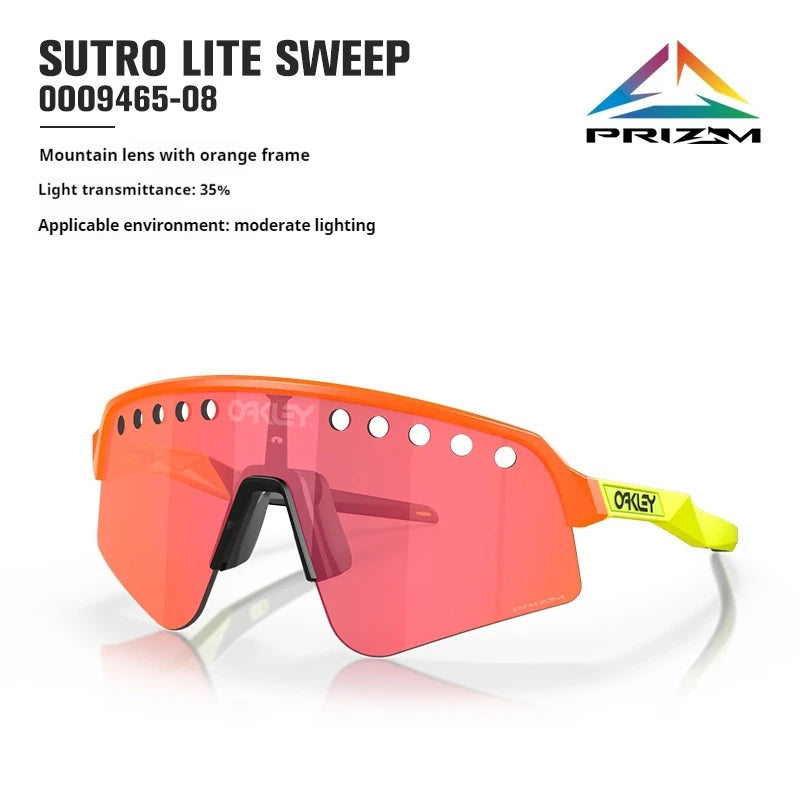 Oakley Sutro Cycling Sunglasses, New Bicycle Sports Sunglasses for Men and Women, Model 9465