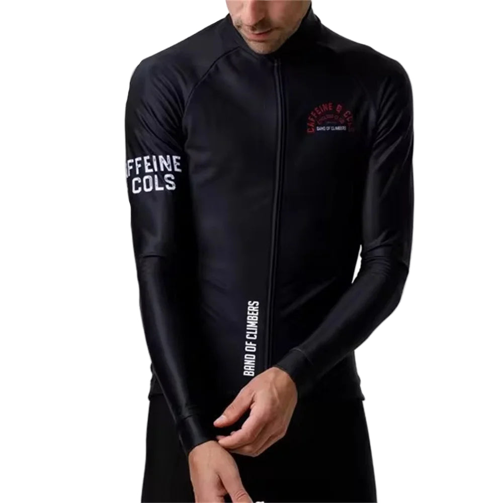 Vinterjakke med Termisk Fleece – Langermet Sykkeljakke for Menn