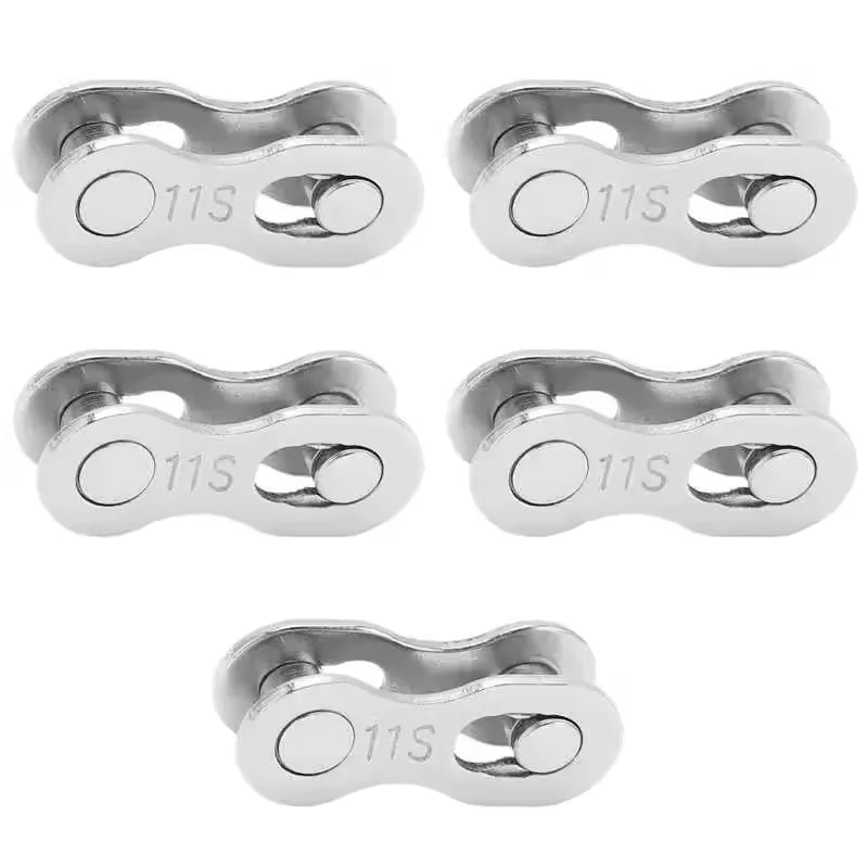 5 Par Kjedelås / Hurtigkobling – 1–12 Gir | Sykkelkjede Connector for Landevei & MTB