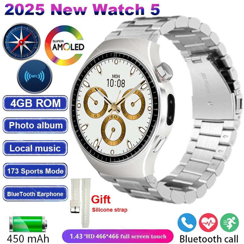 Huawei Watch 5 – Smartklokke 2025 med AMOLED-skjerm og helsefunksjoner