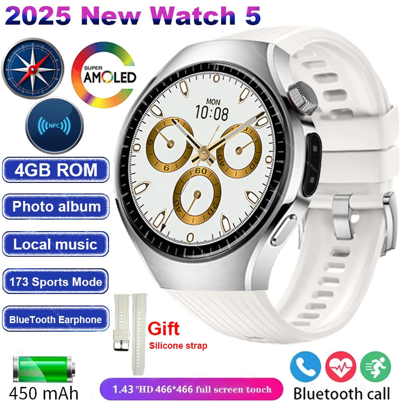 Huawei Watch 5 – Smartklokke 2025 med AMOLED-skjerm og helsefunksjoner