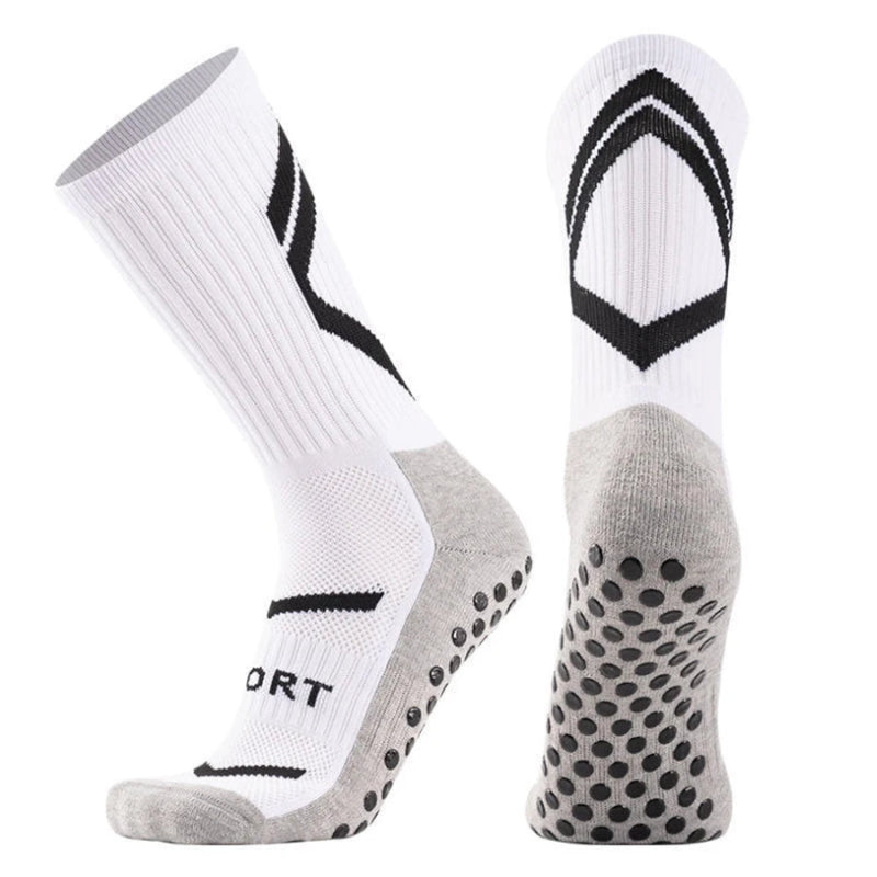 5 Par Antiskli Sportsokker – Unisex Sokker for Fotball, Basketball, Rugby og Sykling
