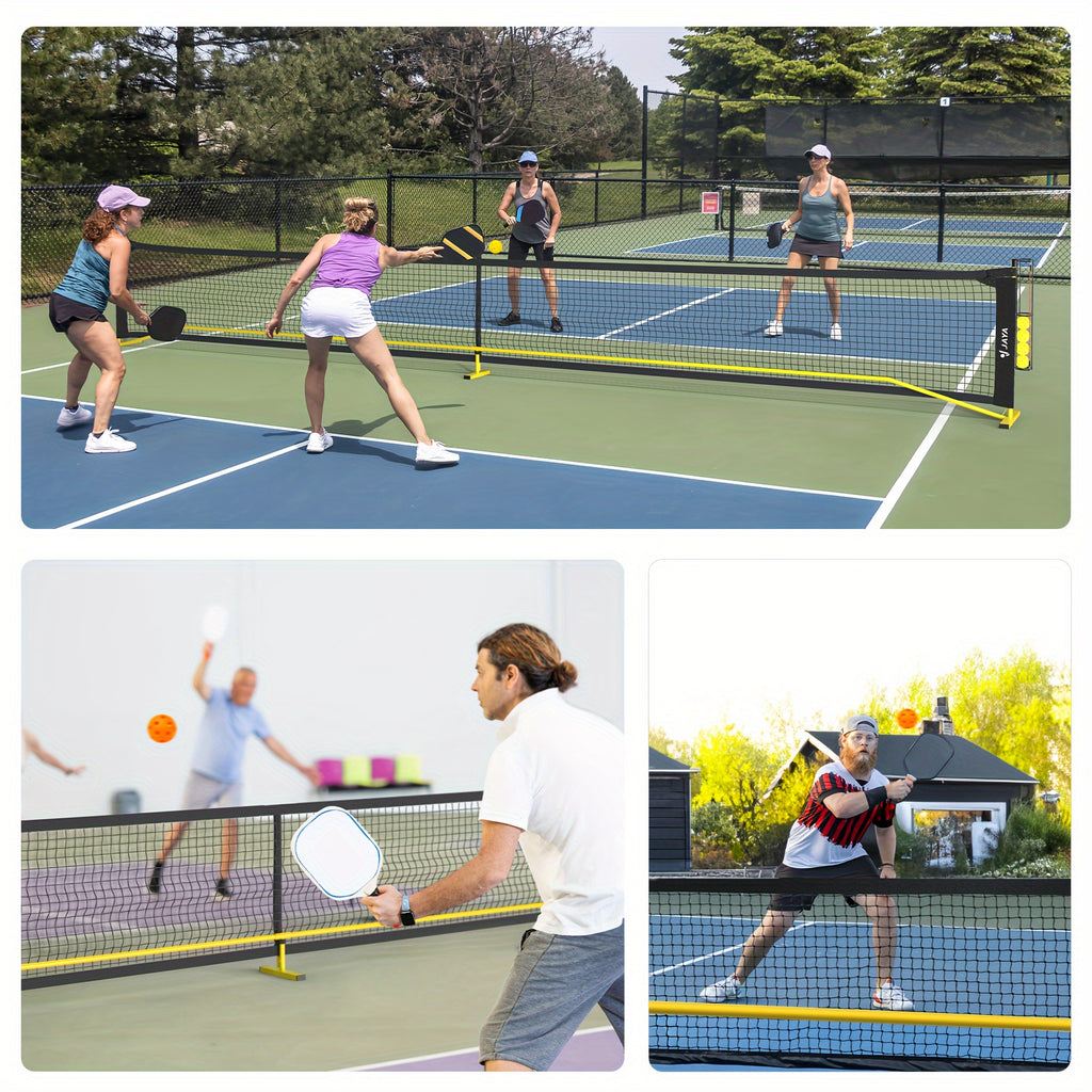 Pickleball-nettsett med eksklusiv ballholder