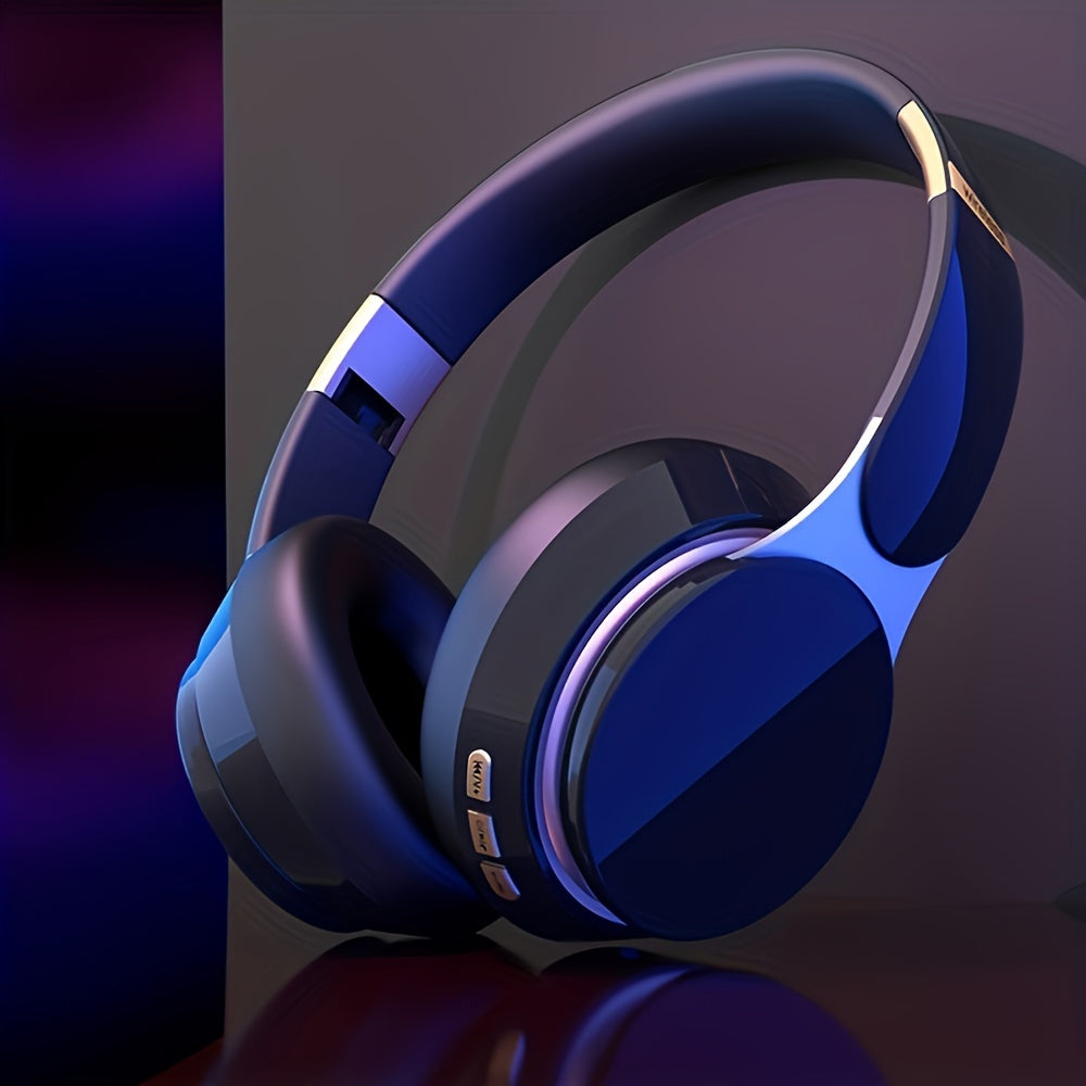 07S Trådløst Gaming Headset – Surroundlyd, Sammenleggbart Design og Kraftig Batteri