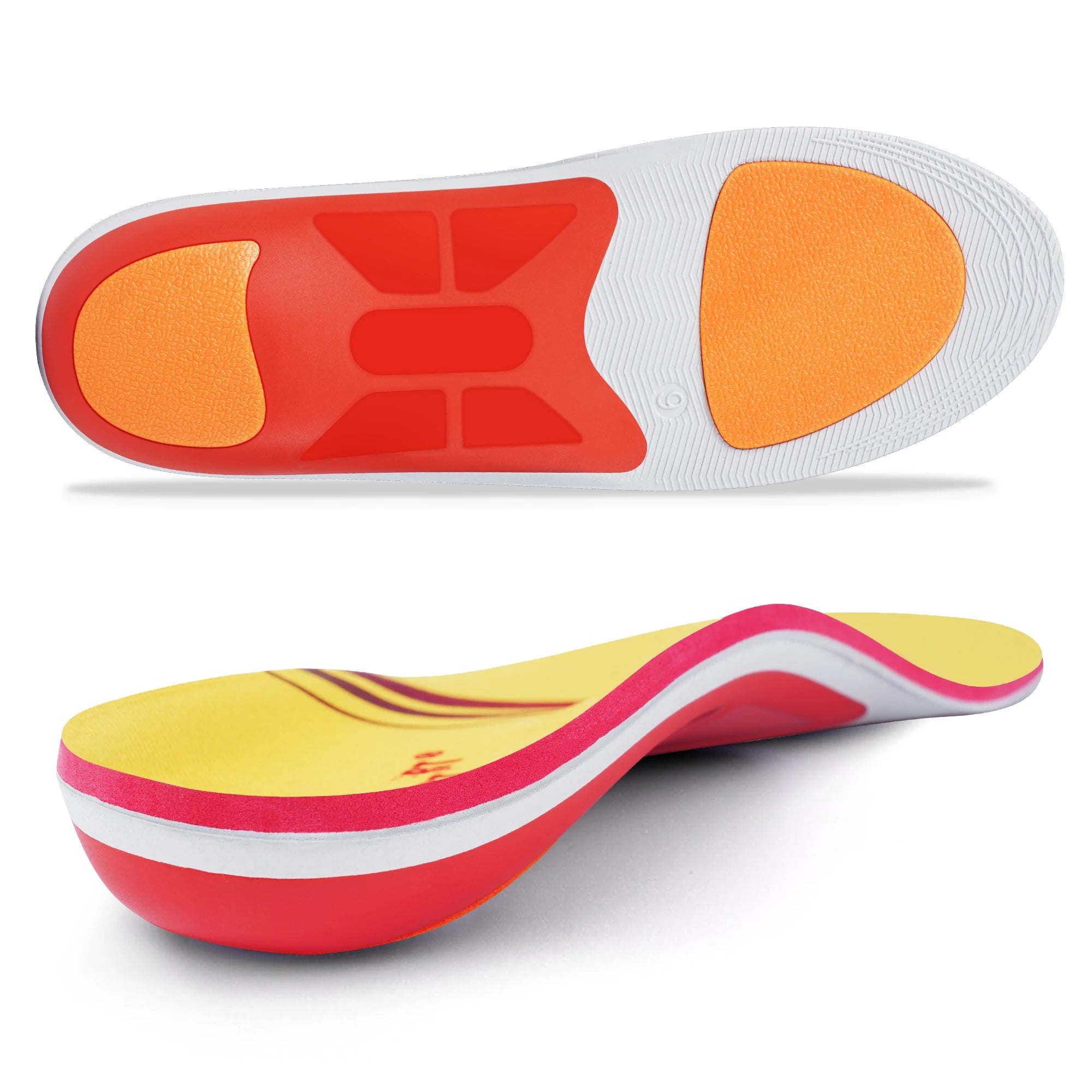 Ortopediske Innleggssåler mot Plantar Fasciitt – Fotbuestøtte for Menn og Kvinner | Smertelindring for hæl og plattfot