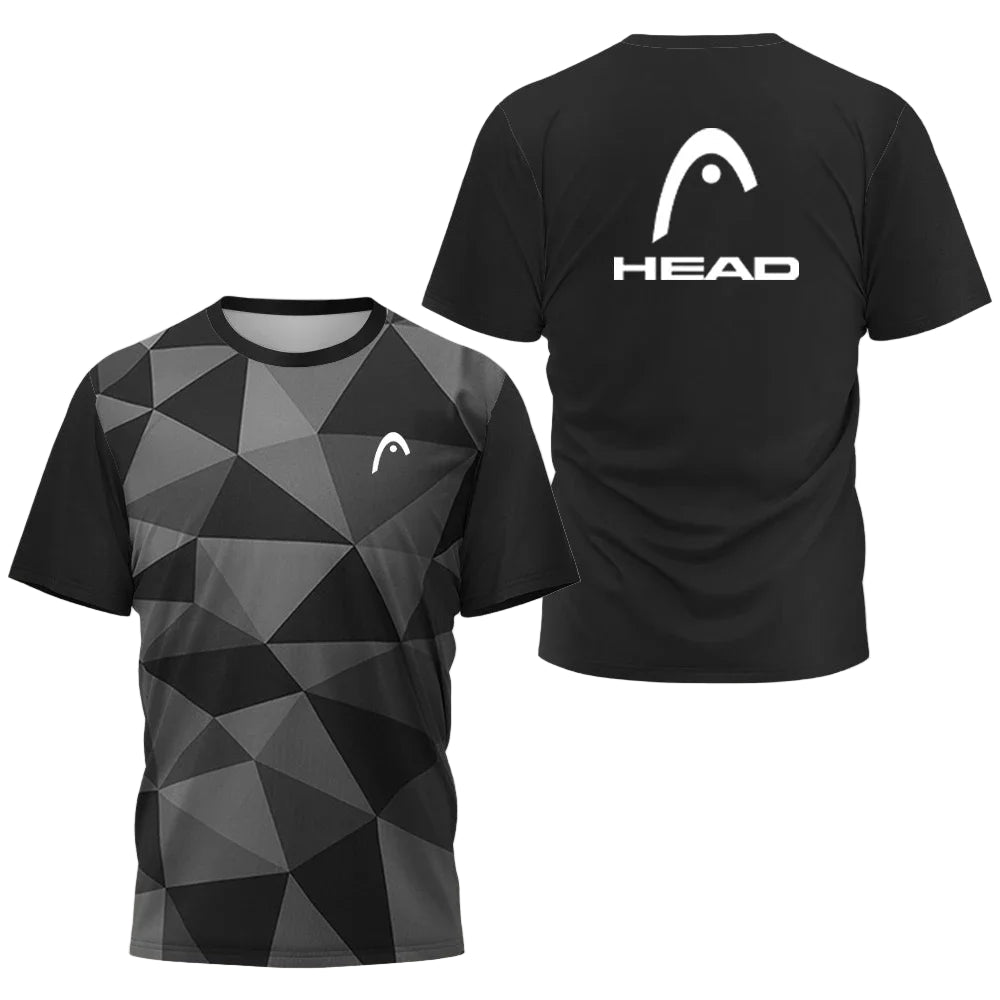 Sommerlig Sportsskjorte for Herre – Pustende og komfortabel | Allsidig T-skjorte for badminton, bordtennis og friluft