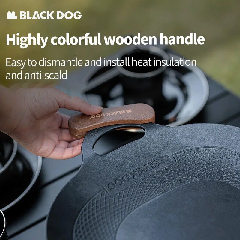 Black Dog Camping Grillbrett – Slitesterk Aluminium med Non-Stick Belegg