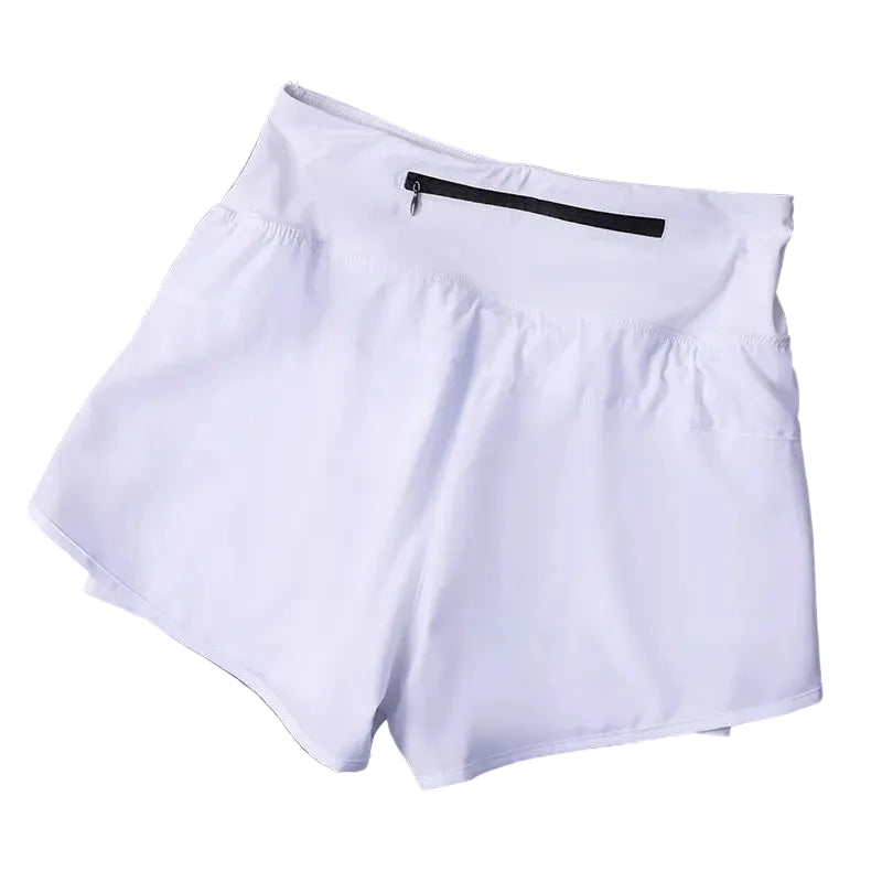 2‑i‑1 Treningsshorts for Kvinner med Lommer – Lett, Pustende og Perfekt for Aktiv Trening