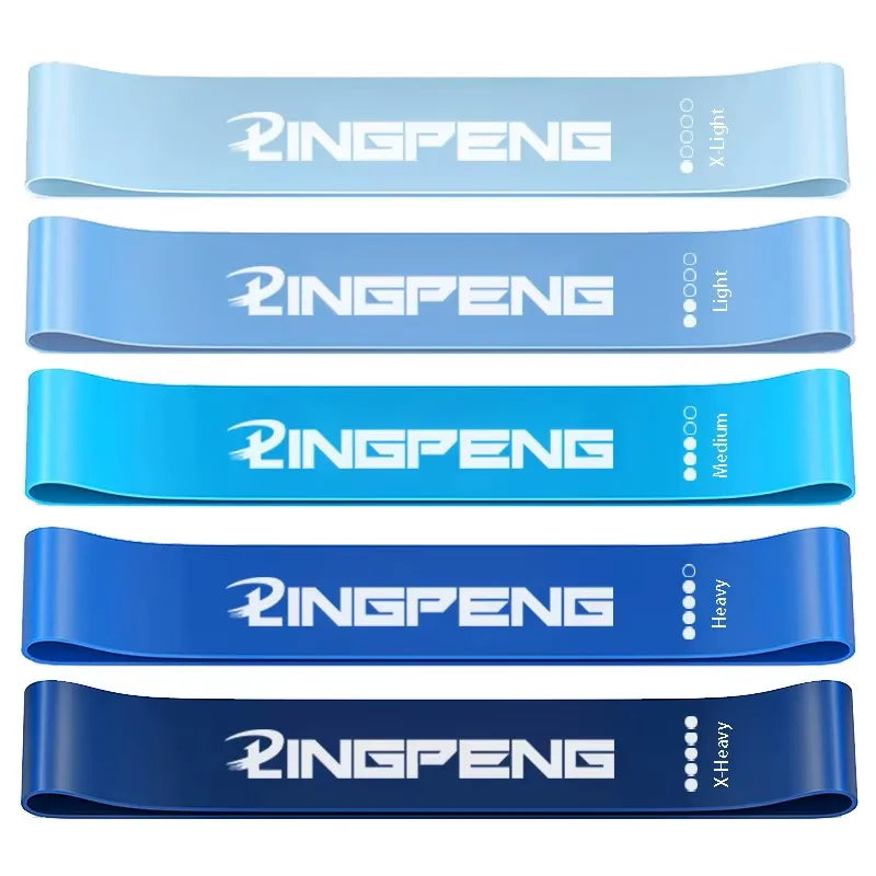 Treningsstrikker med Ulike Motstandsnivåer – Elastiske bånd for yoga, styrke og mobilitet | Allsidig treningsutstyr for hele kroppen