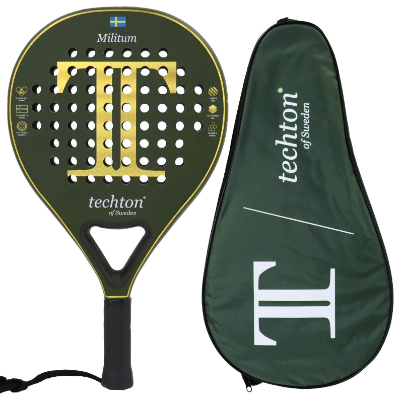 Padelracket med Karbonfiber og Myk EVA-kjerne – Lett og balansert | Perfekt for nybegynnere og fritidsspillere