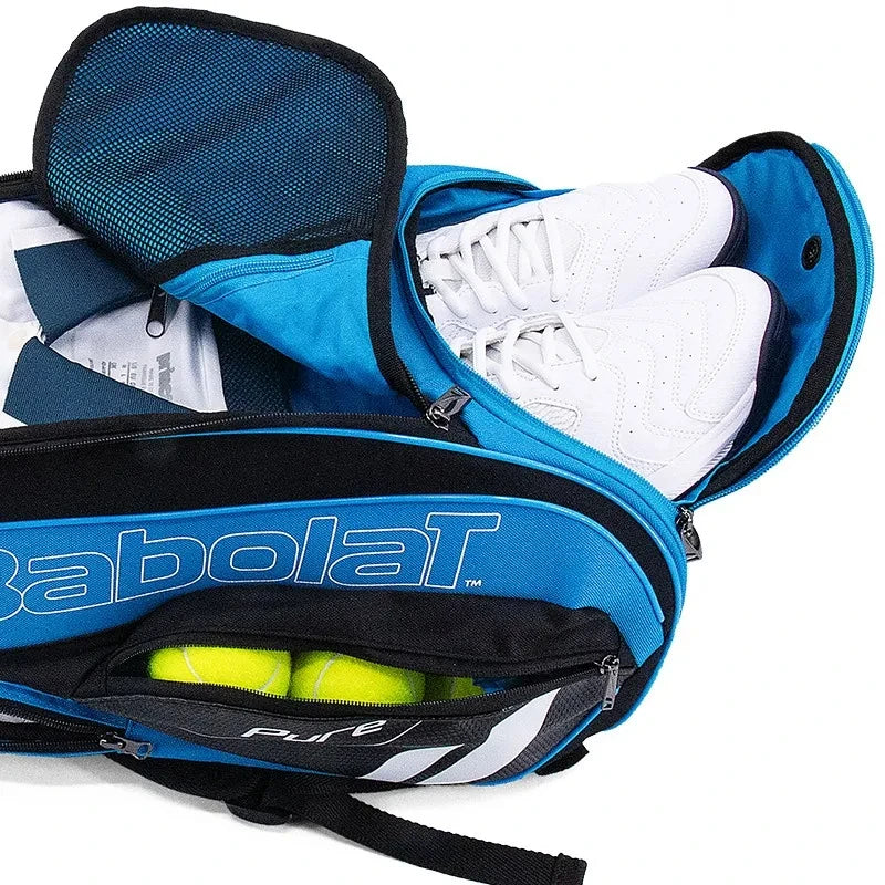 BABOLAT PURE AERO 2 Racketsekk – Original og funksjonell | For tennis, badminton, squash og padel