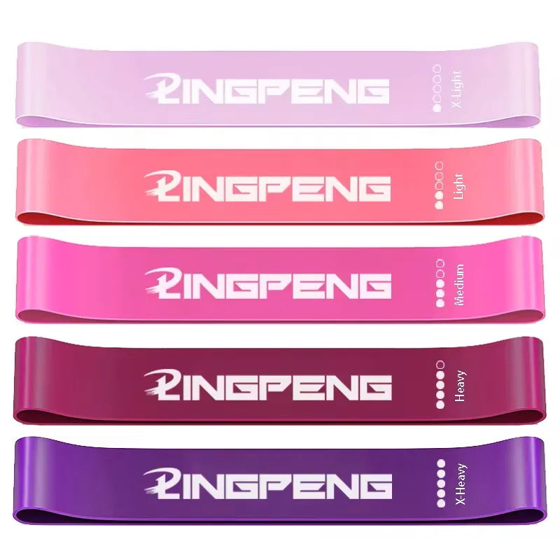 Treningsstrikker med Ulike Motstandsnivåer – Elastiske bånd for yoga, styrke og mobilitet | Allsidig treningsutstyr for hele kroppen