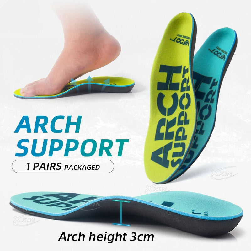 Ortopediske Innleggssåler med Fotbuestøtte – Str. 35–46 | Komfort og støtte for sport og hverdag