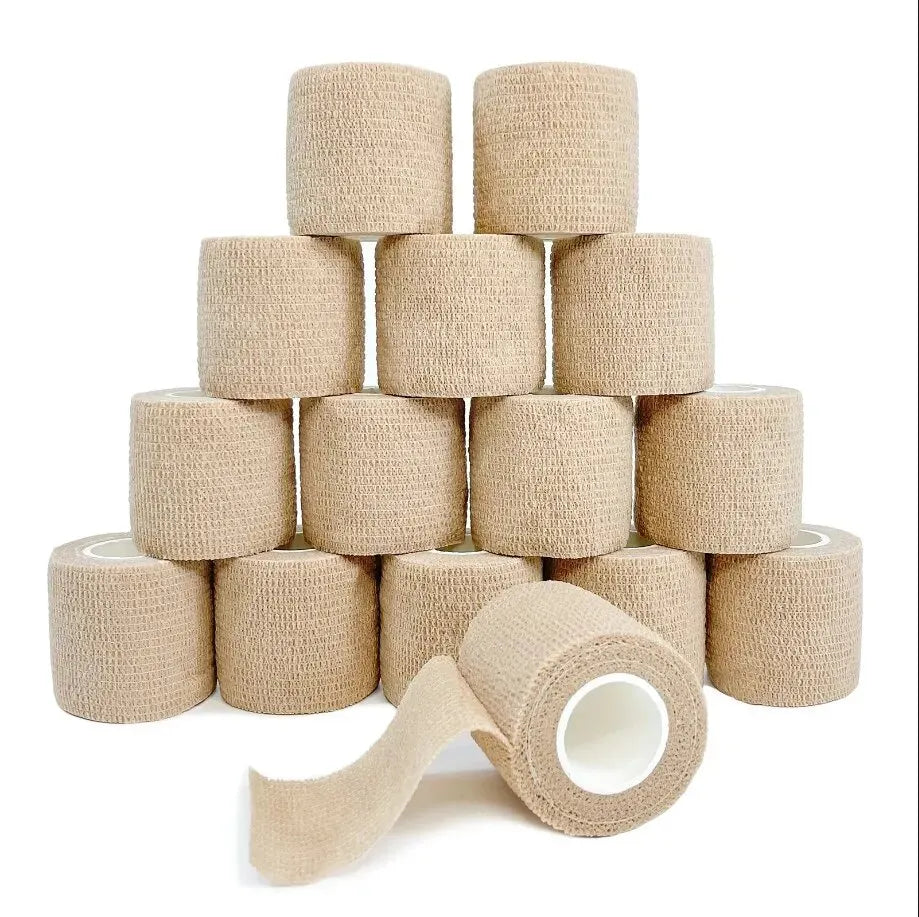 Selvklebende Elastisk Bandasje – 1 Rull (2.5–10 cm x 4.8 m) for Sport og Støtte