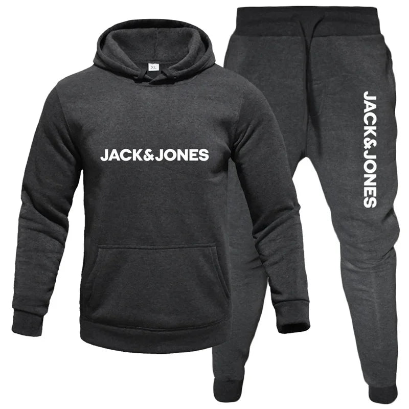 2025 Herre Hoodie-sett – Varmt og Trendy Sportssett for Høst og Vinter