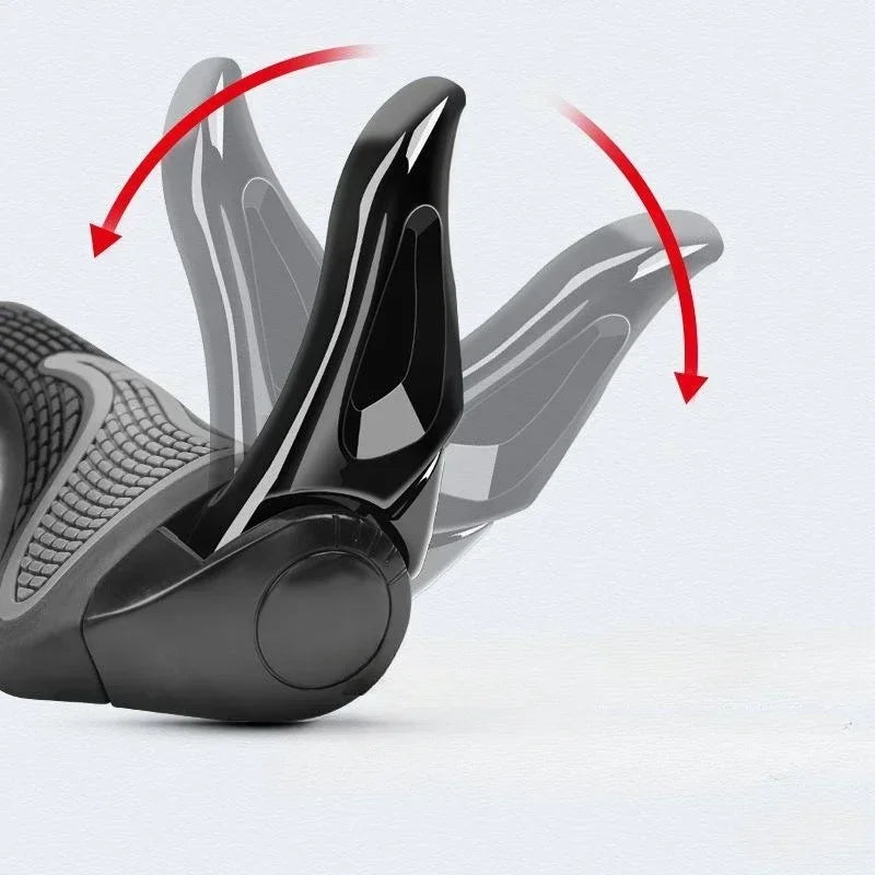 Ergonomiske sykkelgrep med støtdemping og dobbel låsing