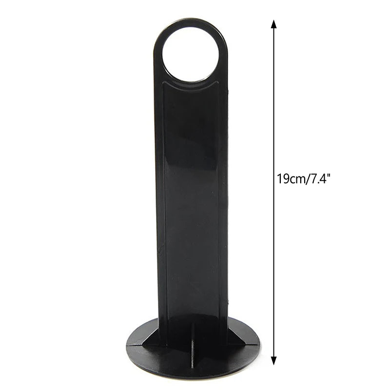 Oppbevaringsstativ for Treningskjegler og Markeringsdisker – Sort plastbrakett | Praktisk holder for fotballtrening og sport