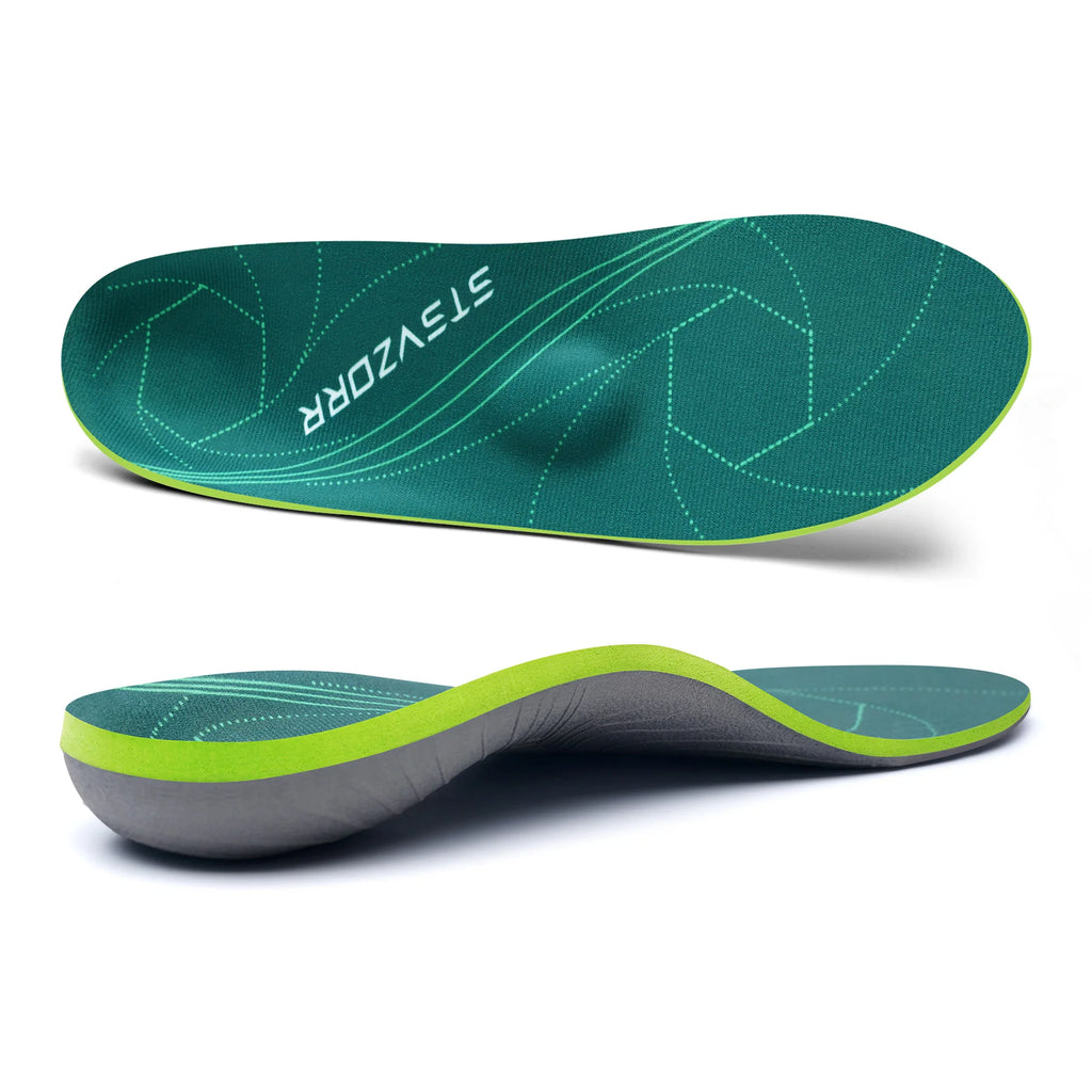 Ortopediske Innleggssåler mot Plantar Fasciitt – Fotbuestøtte for Menn og Kvinner | Smertelindring for hæl og plattfot