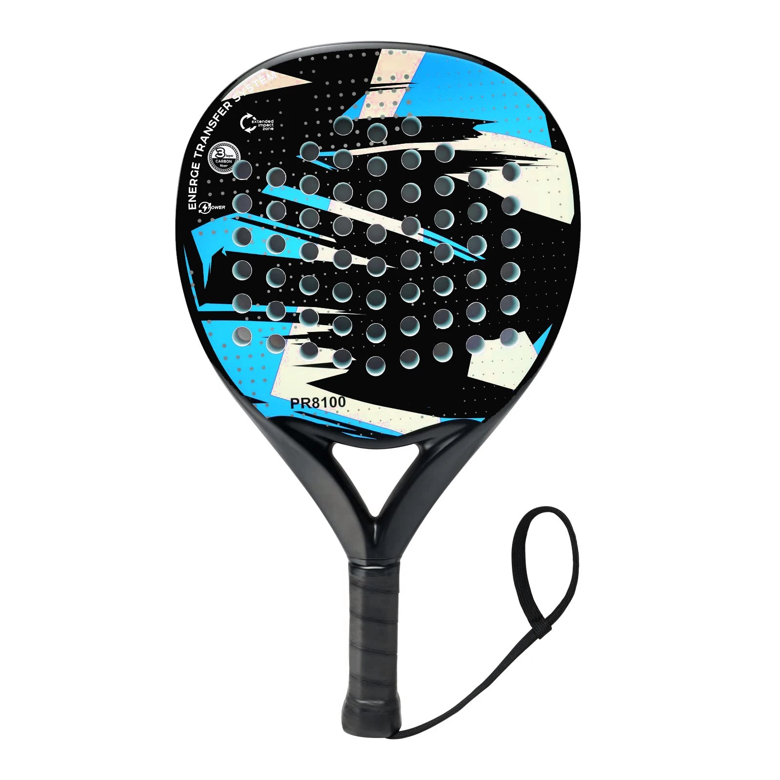 Padelracket med Karbonfiber og EVA Memory Flex – Lett og Responsiv