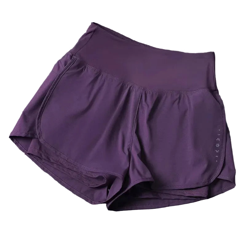 2‑i‑1 Treningsshorts for Kvinner med Lommer – Lett, Pustende og Perfekt for Aktiv Trening