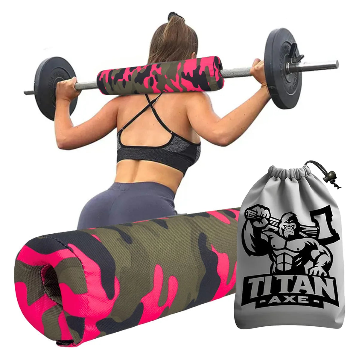 Tykk Skulder- og Nakkebeskytter for Stang – Komfortabel Skumpolstring for Knebøy og Vektløfting