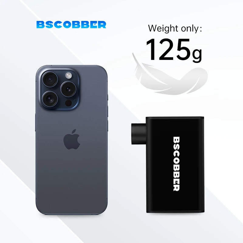 Bærbar Mini Sykkelpumpe – Kraftig og kompakt luftkompressor for sykkeldekk