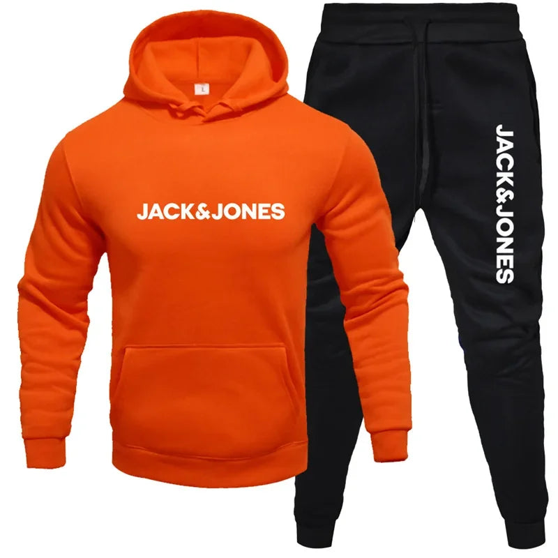 2025 Herre Hoodie-sett – Varmt og Trendy Sportssett for Høst og Vinter