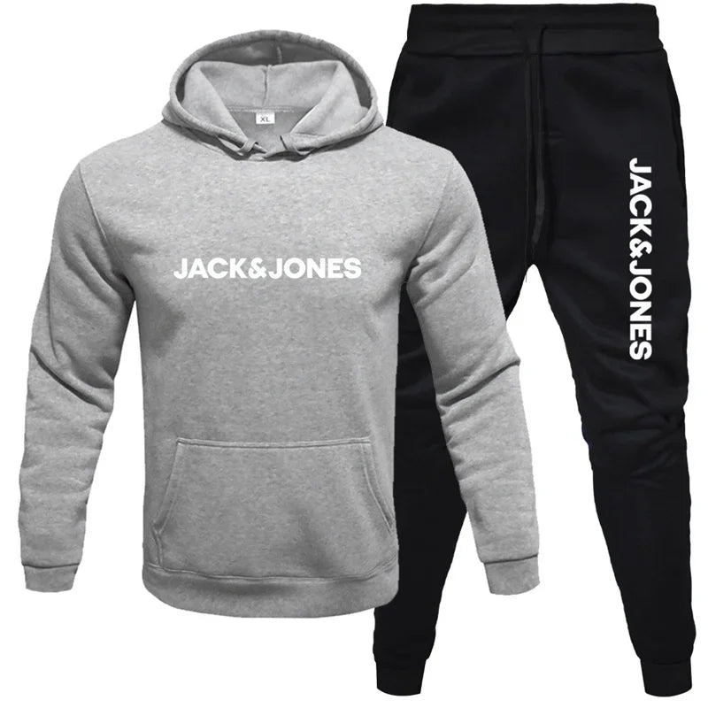 2025 Herre Hoodie-sett – Varmt og Trendy Sportssett for Høst og Vinter