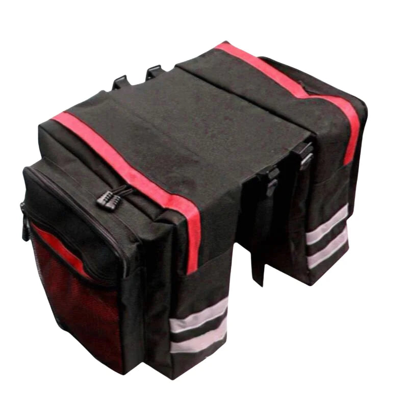 High capacity double-sided bicycle rear rack bag counter circulation and waterproof bicycle rear bag are convenient to carry
