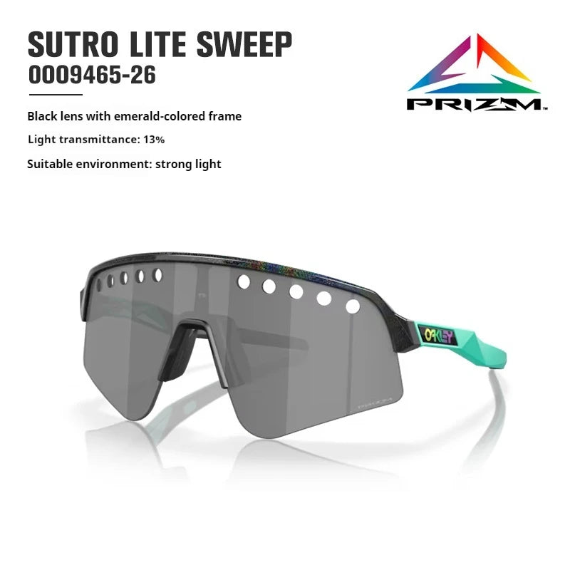 Oakley Sutro Cycling Sunglasses, New Bicycle Sports Sunglasses for Men and Women, Model 9465