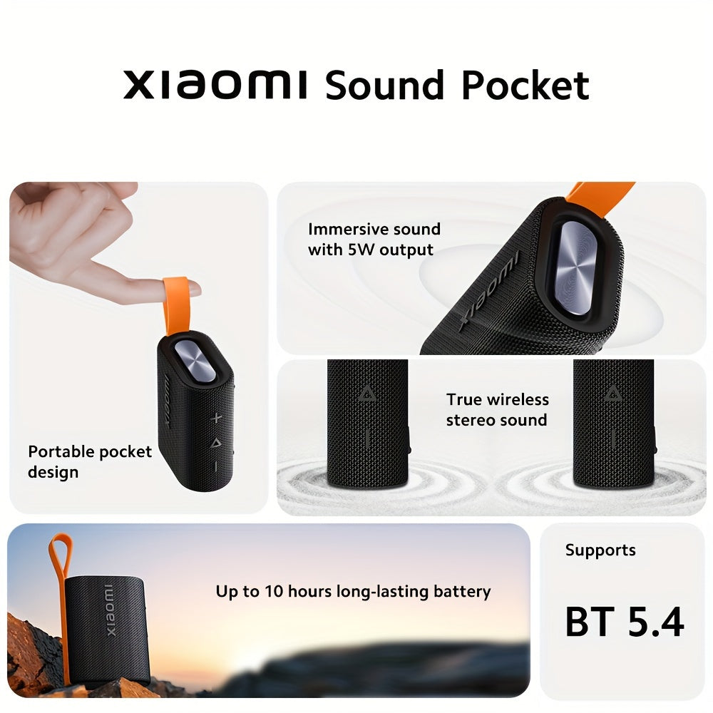 Xiaomi Sound Pocket 5W trådløs høyttaler – bærbar med 10 timer spilletid